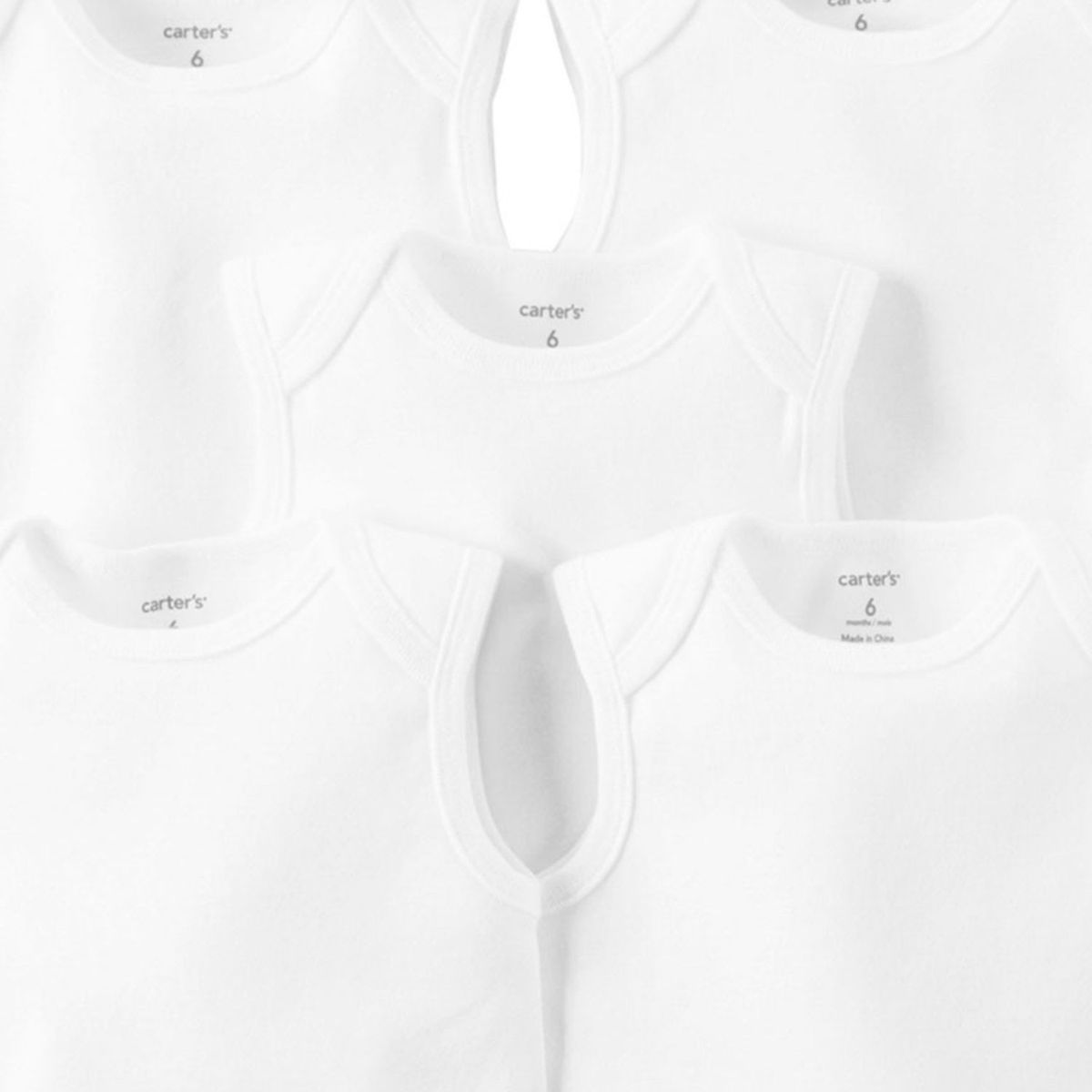 CARTER'S - Bodies Básicos Algodón Sin Manga Pack 5 Unidades Unisex Bebé Carter's