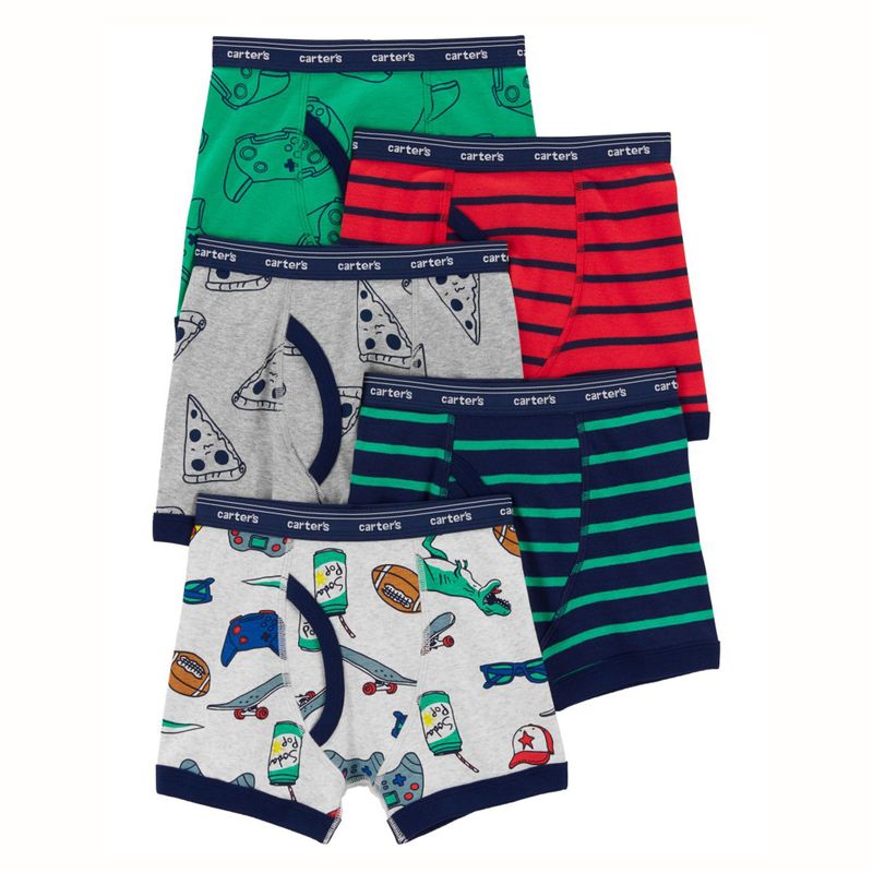 CARTER'S - Boxers Algodón Pack 5 Unidades Niño Carter's