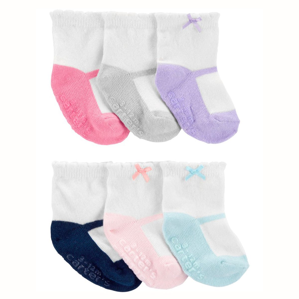 CARTER'S - Calcetines Pack 6 Pares Unisex Bebé Carter's