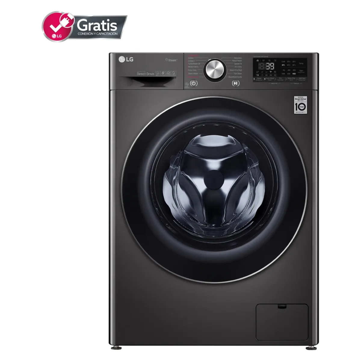 LG - Lavadora-Secadora 14Kg/8Kg Inverter Wd14Bvc2S6 Lg