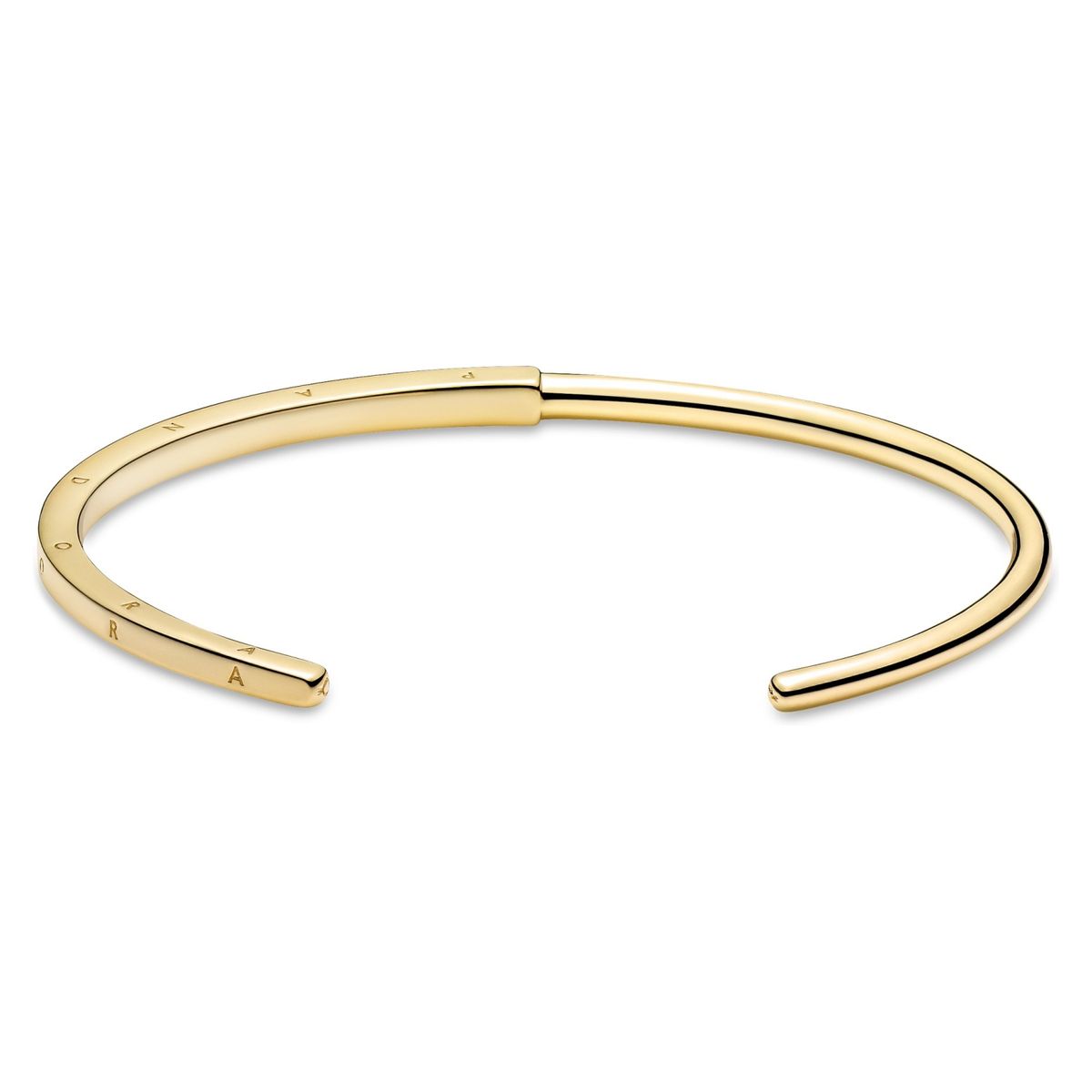 PANDORA - Pulsera Brazalete Signature De Plata Mujer Pandora