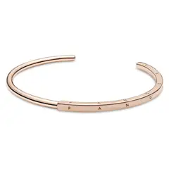 PANDORA - Brazalete Rígida Signature I-D Abierta Mujer