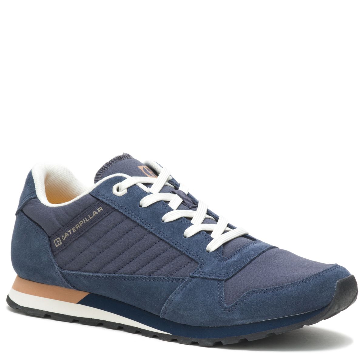 CAT - Zapatilla Urbana Hombre Cuero Azul Cat