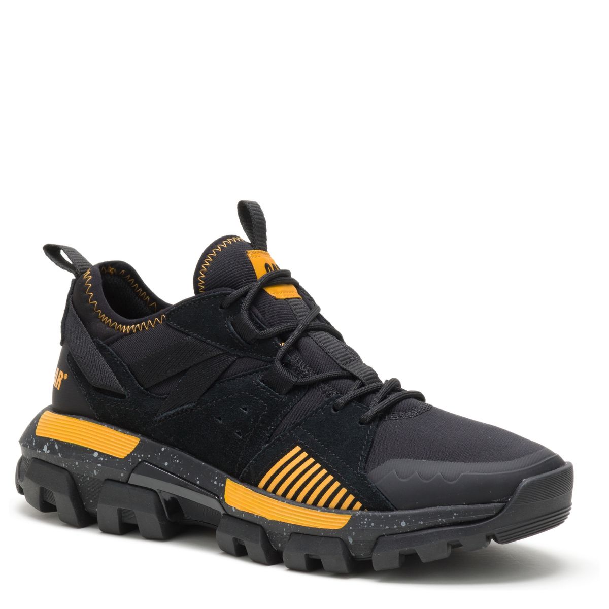 CAT - Raider Zapatilla Urbana Hombre Cuero Negro Cat