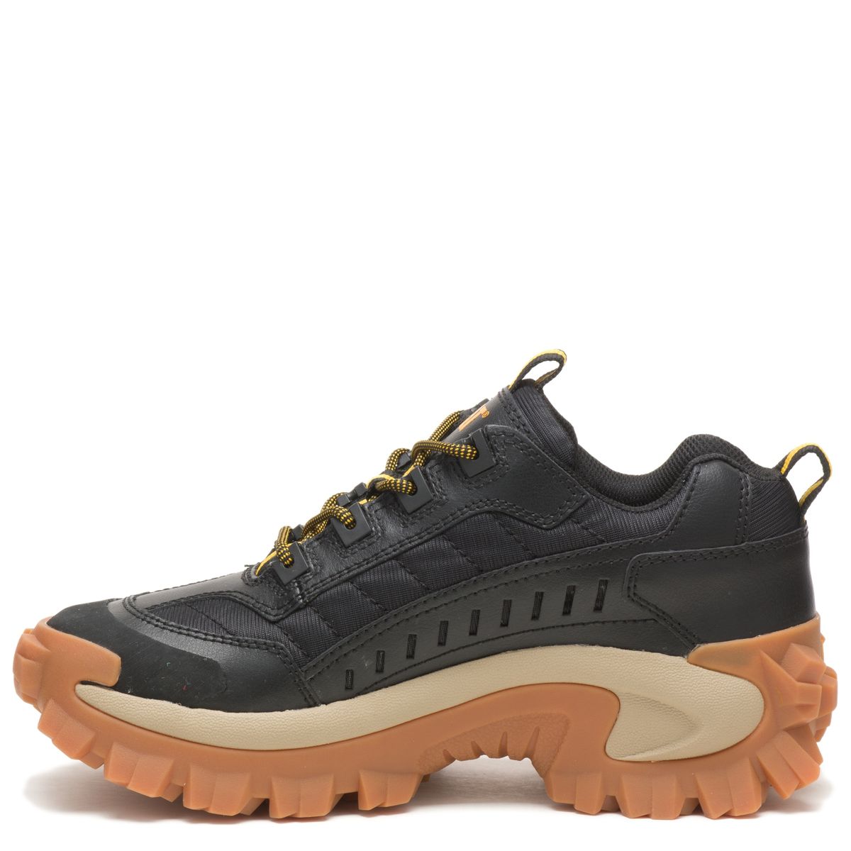 CAT - Intruder Zapatilla Urbana Hombre Cuero Negro Cat