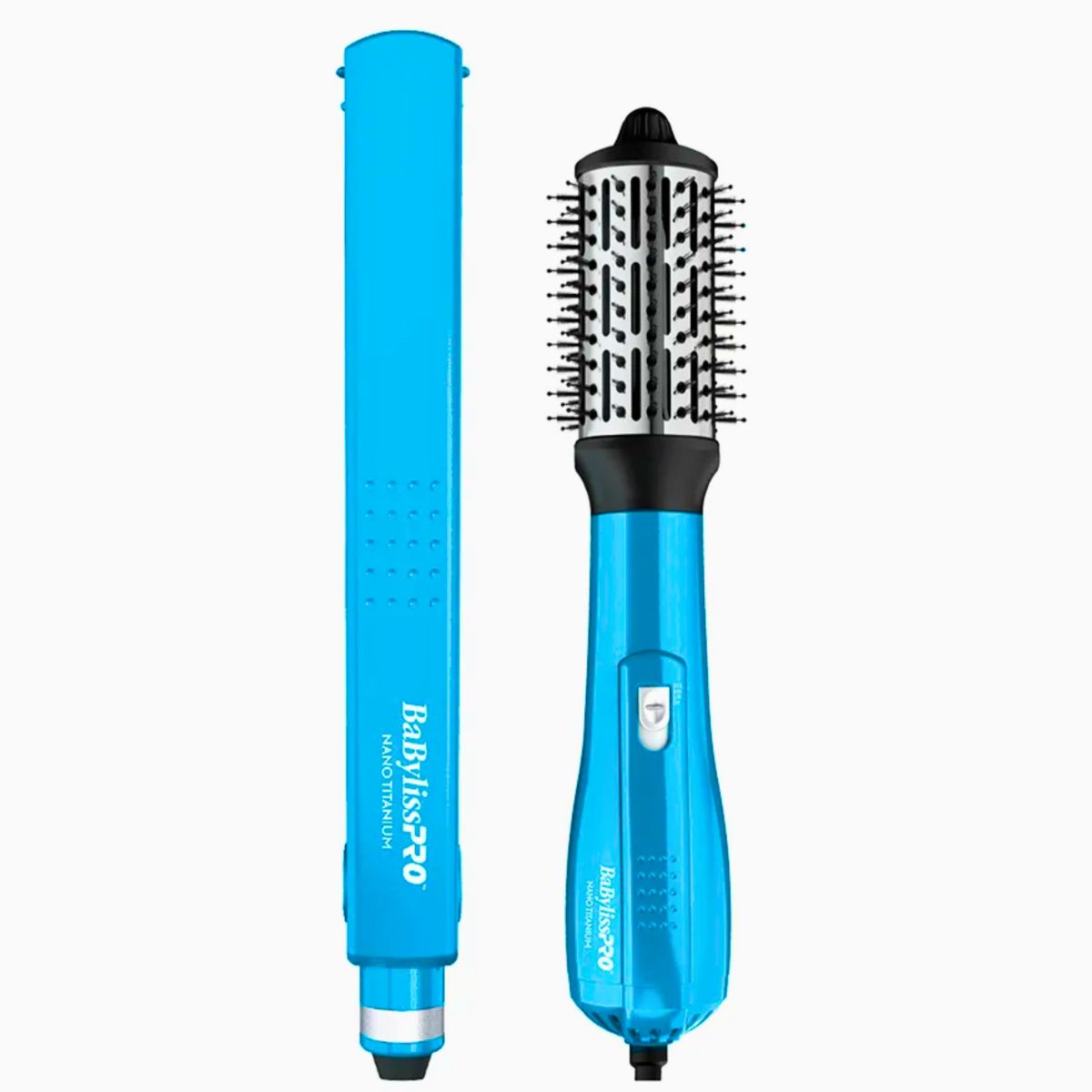 BABYLISS PRO - Kit Babyliss Plancha 2091 Cepillo Secador Voluminizador 64mm