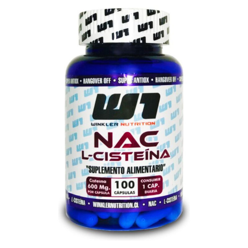 WINKLER NUTRITION - Protector Hepático NAC L-cisteína 600mg 100 caps.