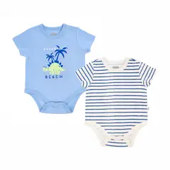 BUBBLE GUMMERS - Body Niño Bubblegummers Alepo Azul