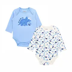 BUBBLE GUMMERS - Body Niño Bubblegummers Carrino Azul