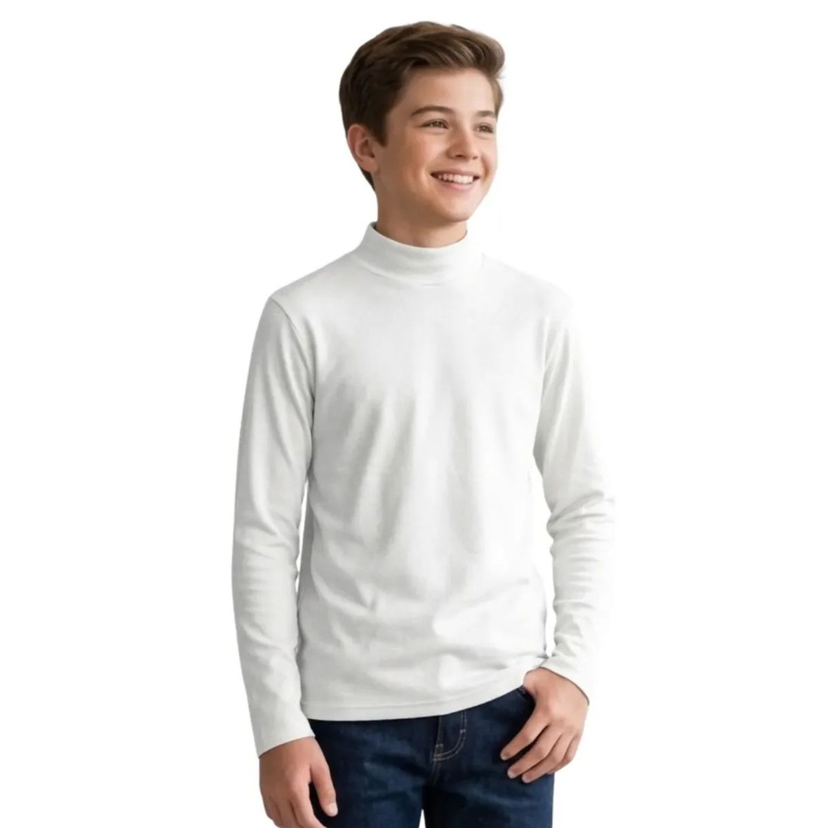LOOK SHOP - Camiseta Beatle Hombre Juvenil. Algodón Manga Larga 9670