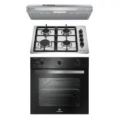 MADEMSA - Kit Empotrable Horno OM6TB + Encimera KM4CX + Campana DM6SS