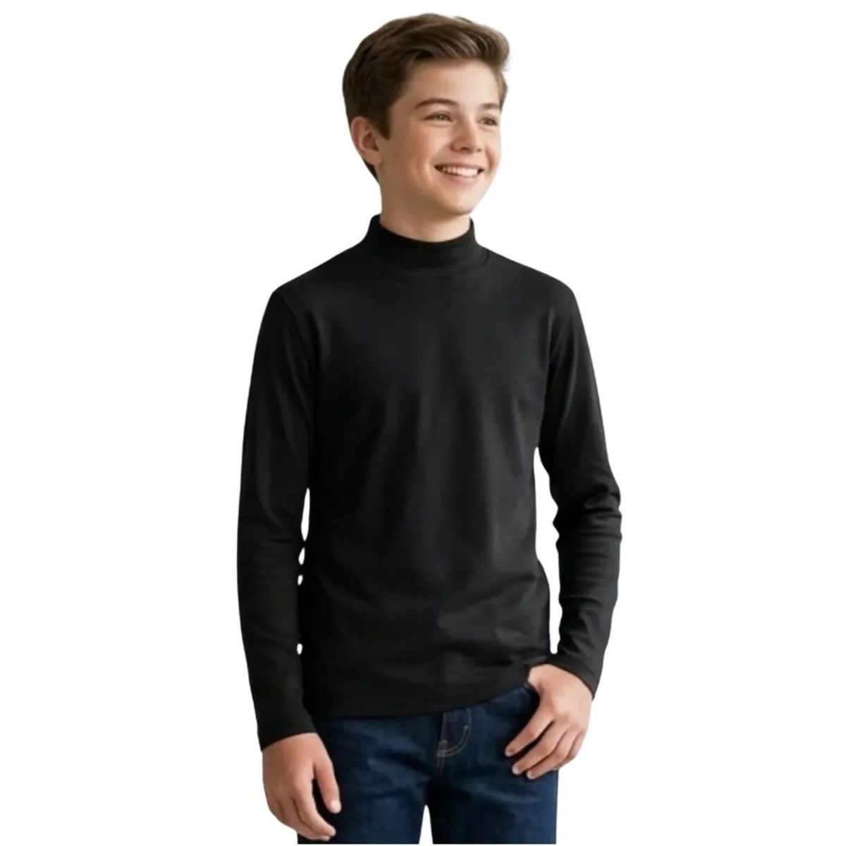 LOOK SHOP - Camiseta Beatle Hombre Juvenil. Algodón Manga Larga 9670