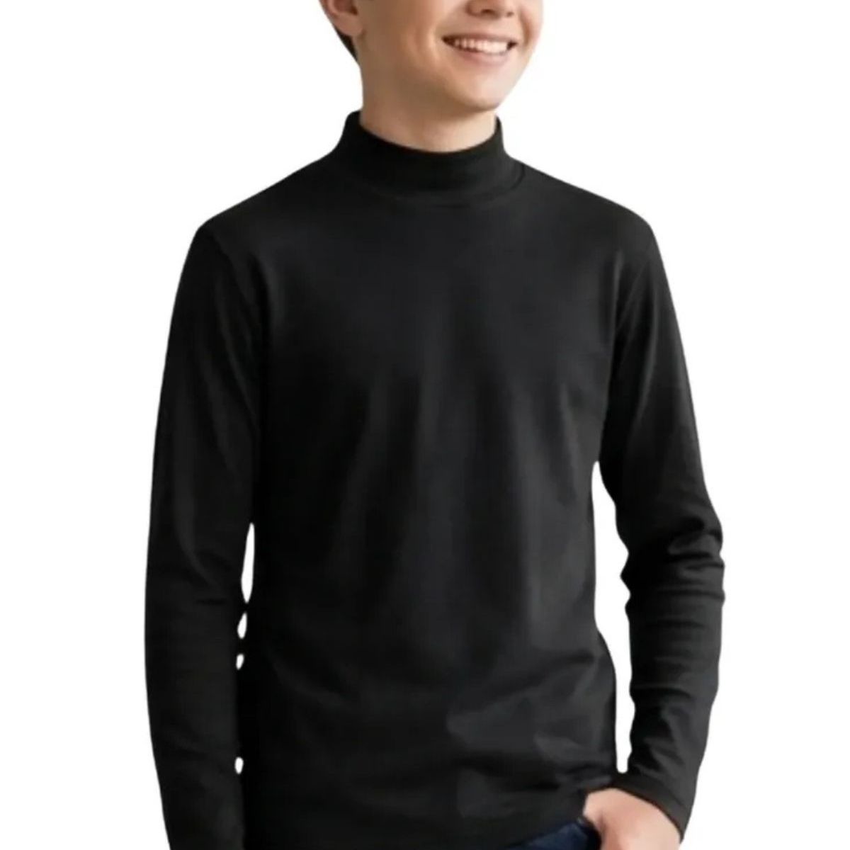 LIKE SHOP - Camiseta Beatle Hombre Juvenil. Algodón Manga Larga 9670