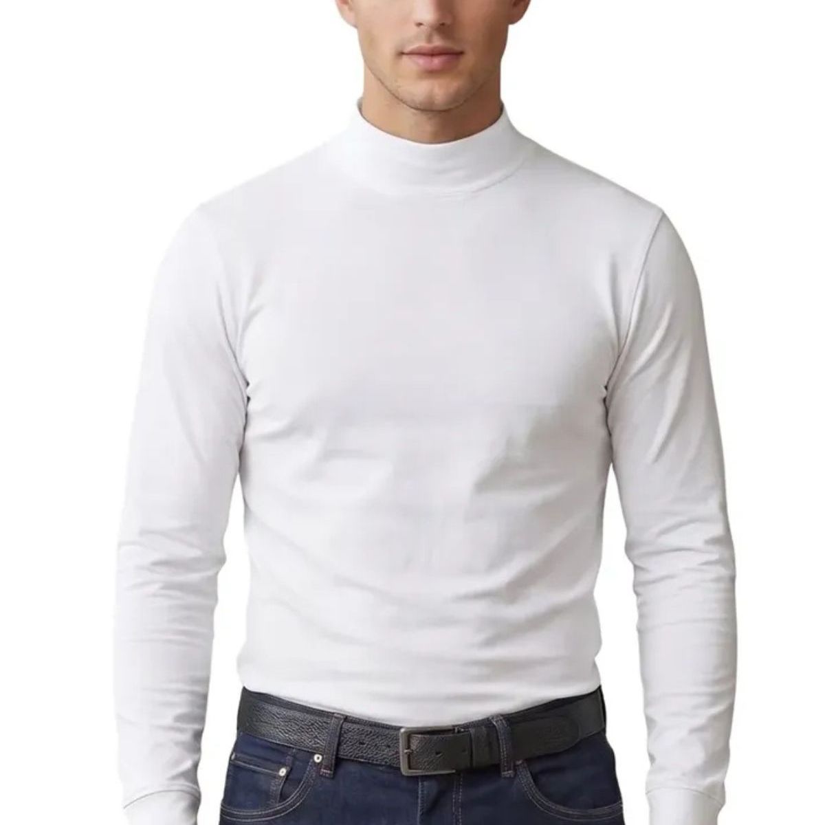 LIKE SHOP - Camiseta Beatle Hombre Juvenil. Algodón Manga Larga 6516