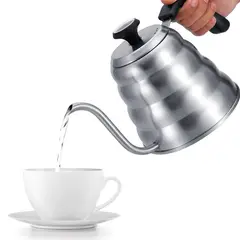 WAKESHOME - Hervidor 1.2l Tetera Para Café Y Té Por Goteo Con Termómetro