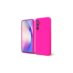 GENERICO - Carcasa Compatible Con Samsung A57 Goma Fucsia