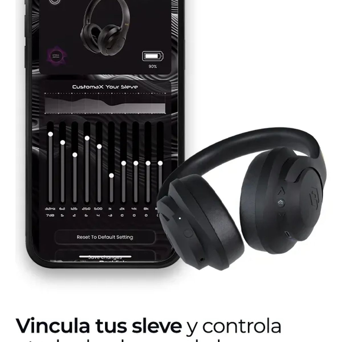 GENERICO - Audífonos Inalámbricos Bluetooth Pulse ANC 2 Gen Cancelación de Ruido Activa 45 Horas Batería
