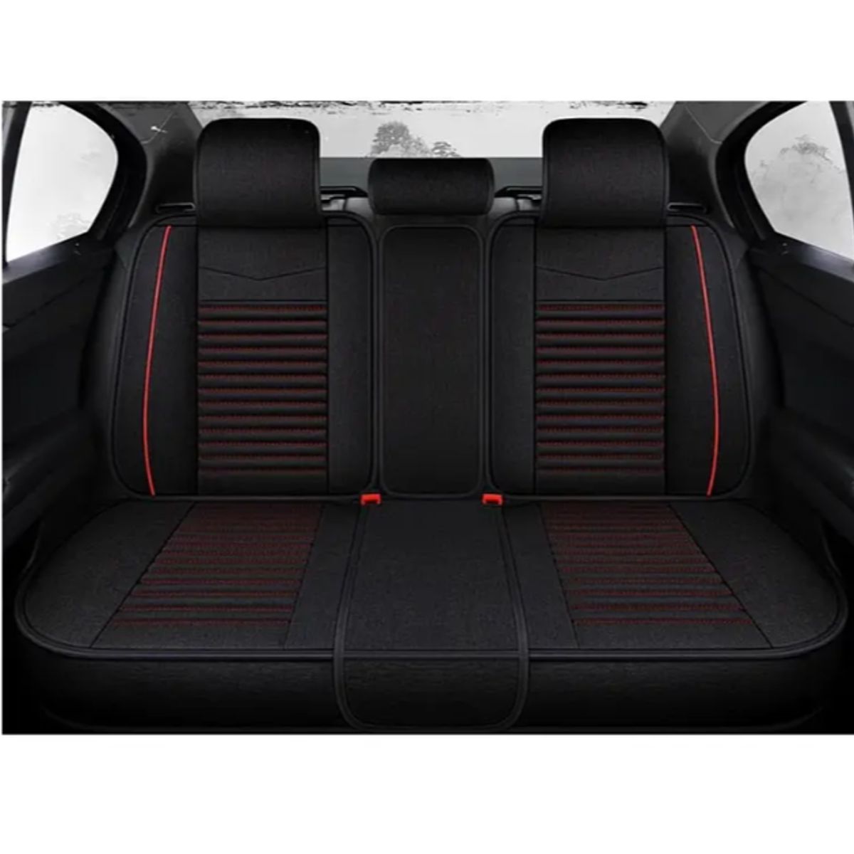 GENERICO - Set 5 Fundas Asiento Auto Universal Tela Espuma Antideslizante