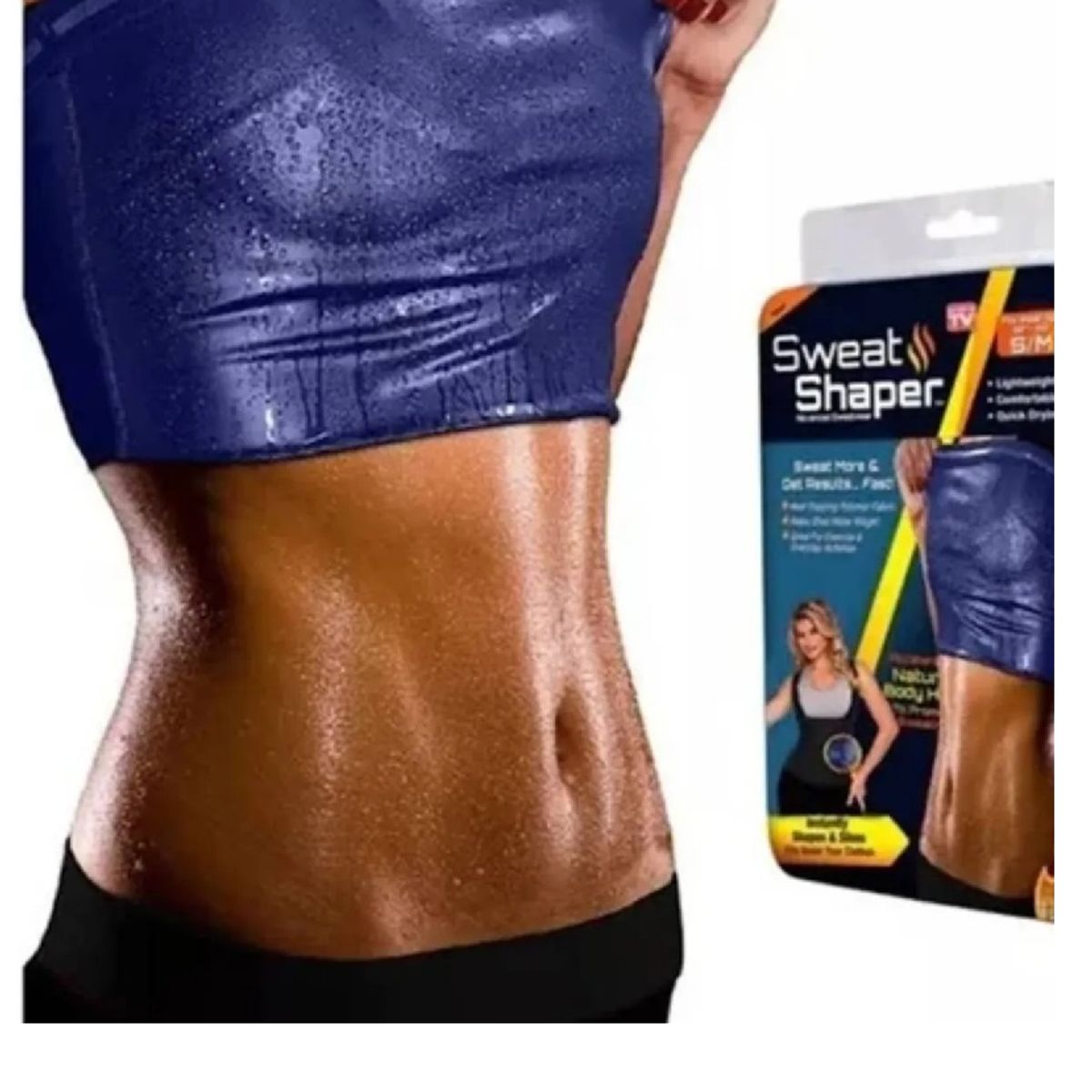 MOVI - Sweat Shaper Mujer Reduce tonifica moldea y estiliza tu abdomen - Mujer S-M