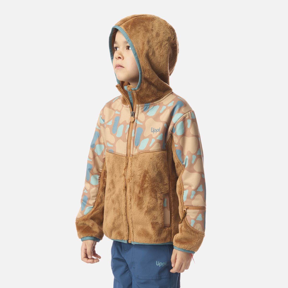LIPPI - Polar Niño Grillo Therm-Pro Hoody Jacket Cafe Claro Lippi