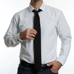 VANDINE - Camisa Hombre Azul Estampada Red Label I26 3.0