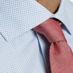 VANDINE - Camisa Hombre Celeste Estampada Red Label I26 3.0