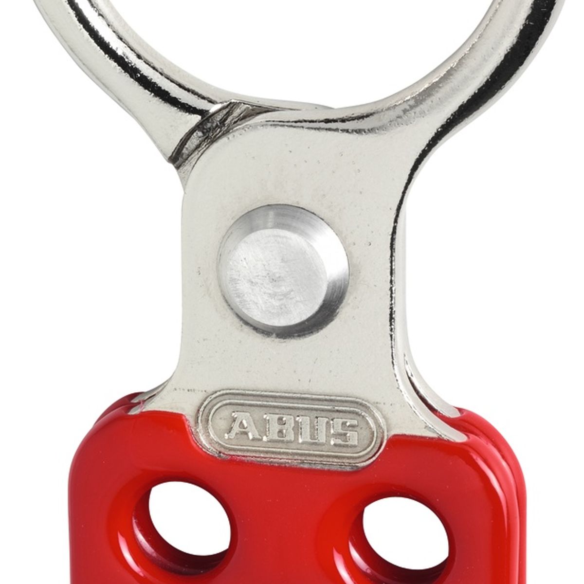 GENERICO - TENAZA BLOQUEO GRUPAL ALUMINIO PARA 6 CANDADOS 124 X 50 X 10MM ROJO
