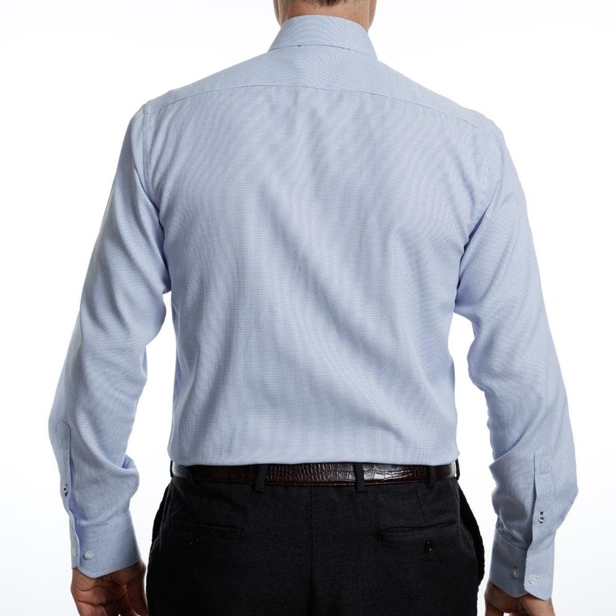 VANDINE - Camisa Hombre Azul Texturada Red Label  I26 3.0
