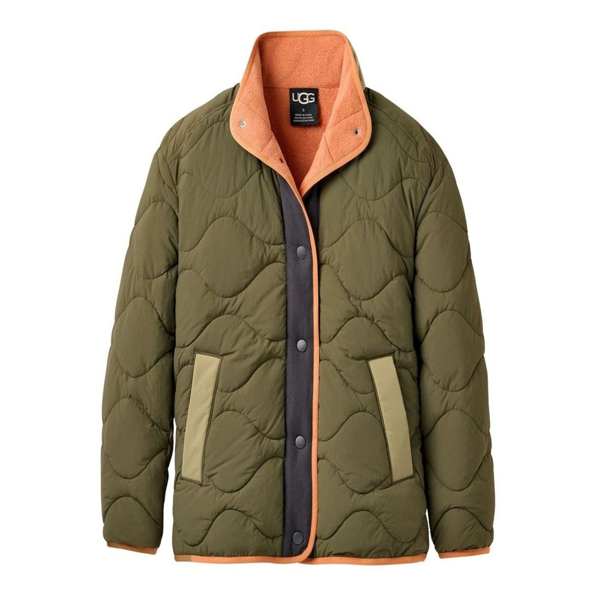 UGG - Poleron Mujer Ugg Jazlyn Quilted Jacket Verde