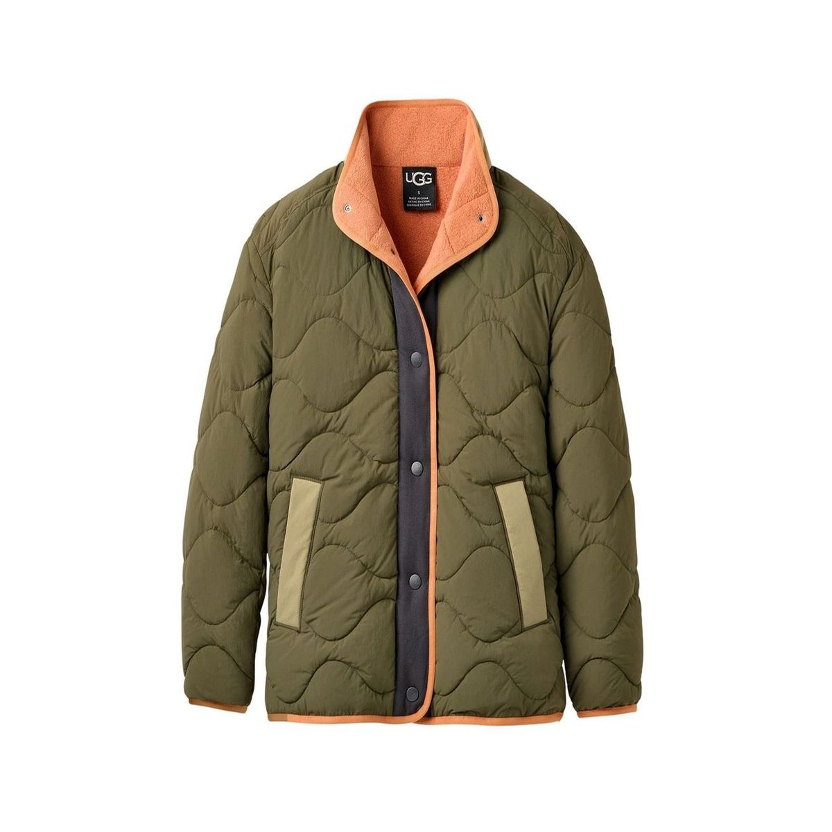 UGG - Poleron Mujer Ugg Jazlyn Quilted Jacket Verde
