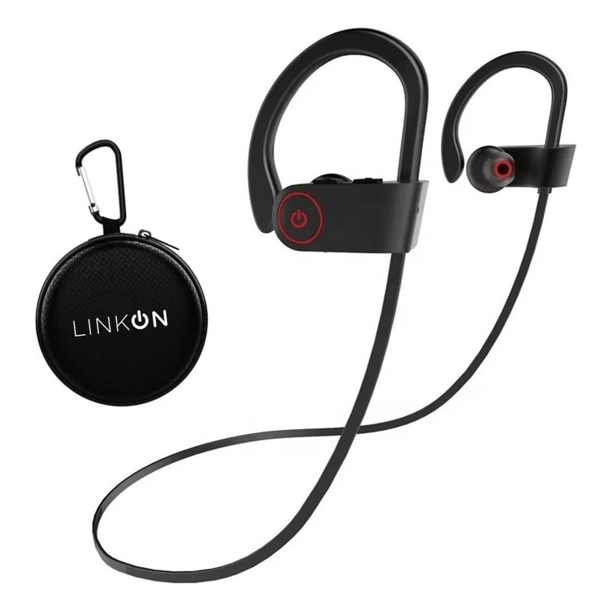 GENERICO - EarsCharge Audífonos Bluetooth Inalámbricos Deportivos con Micrófono Negro