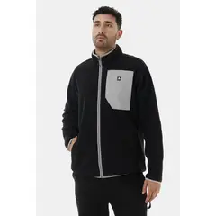 BURTON - Polar Hombre Cinder Full-Zip Gris Oscuro
