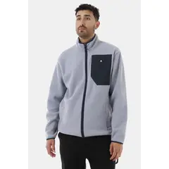 BURTON - Polar Hombre Cinder Full-Zip Gris Claro