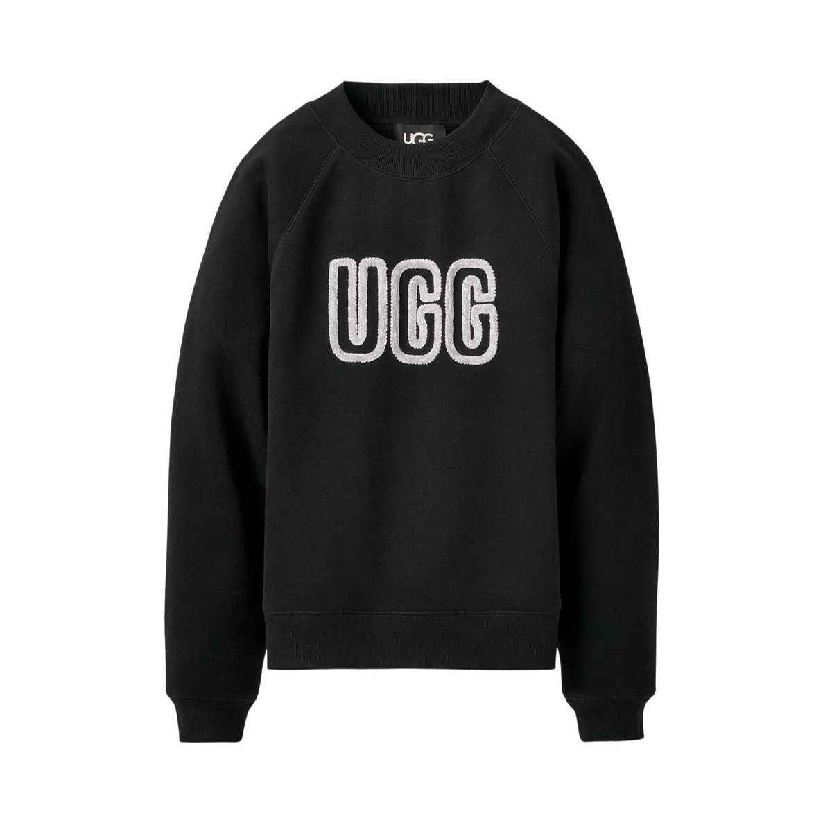 UGG - Poleron Mujer Ugg Ugg Logo Crewneck Negro