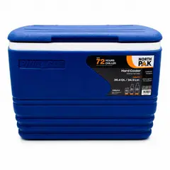 NORTH PAK - Cooler Nevera Portátil Eskimo 34.5 Litros Azul NorthPak