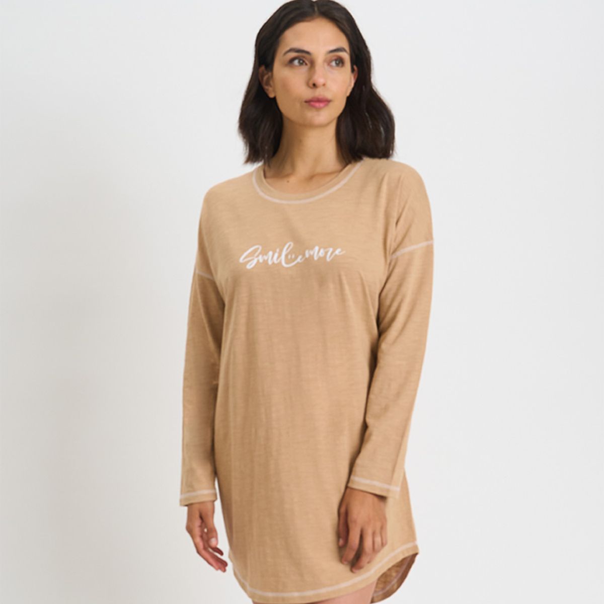 BARBIZON - CAMISOLA MUJER BARBIZON LUPE BEIGE MELANGE