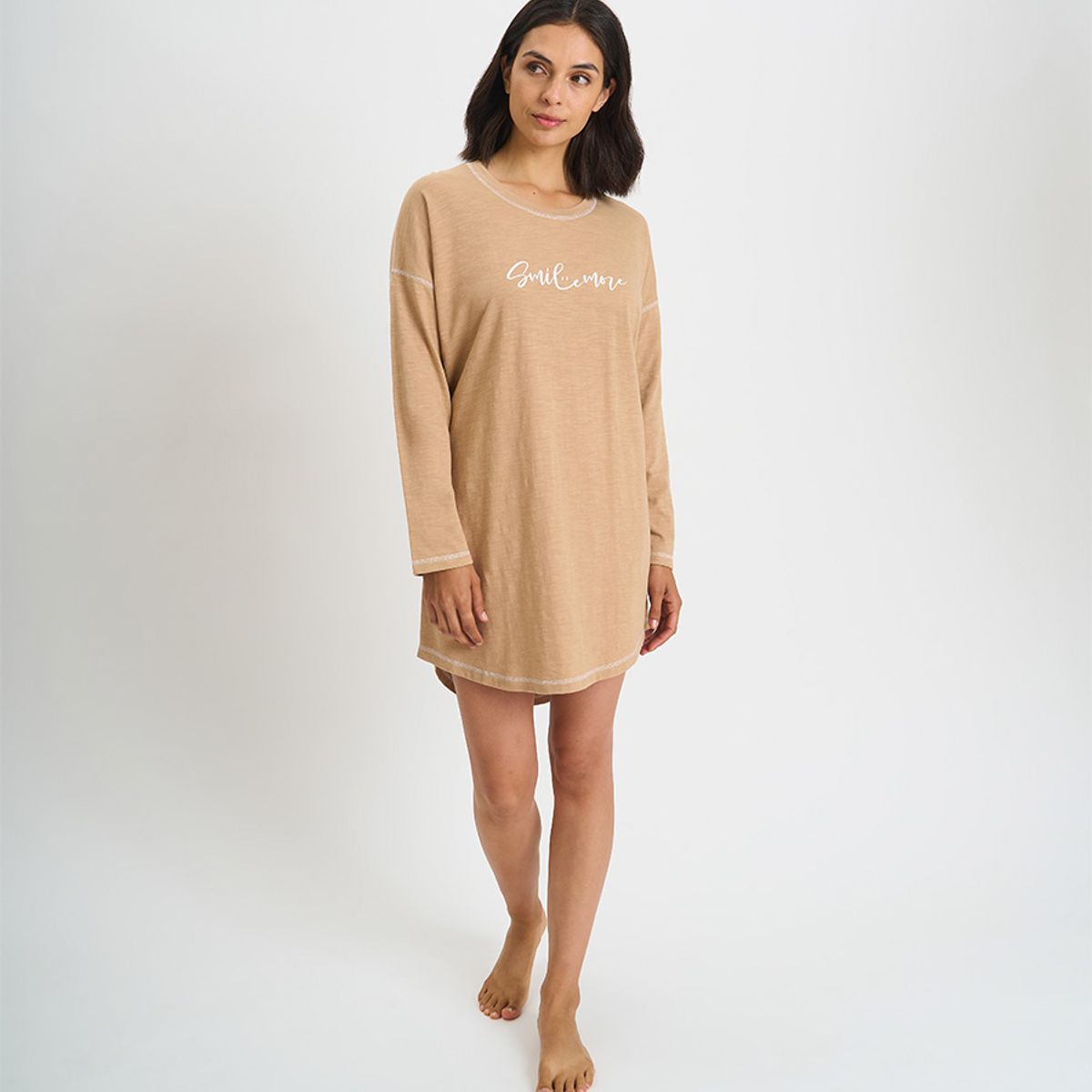 BARBIZON - CAMISOLA MUJER BARBIZON LUPE BEIGE MELANGE