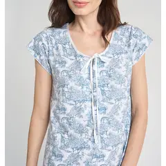 BARBIZON - CAMISA MUJER SOCORRO AZUL