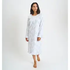 BARBIZON - CAMISA MUJER TRAD BLANCO ESTAMPADO