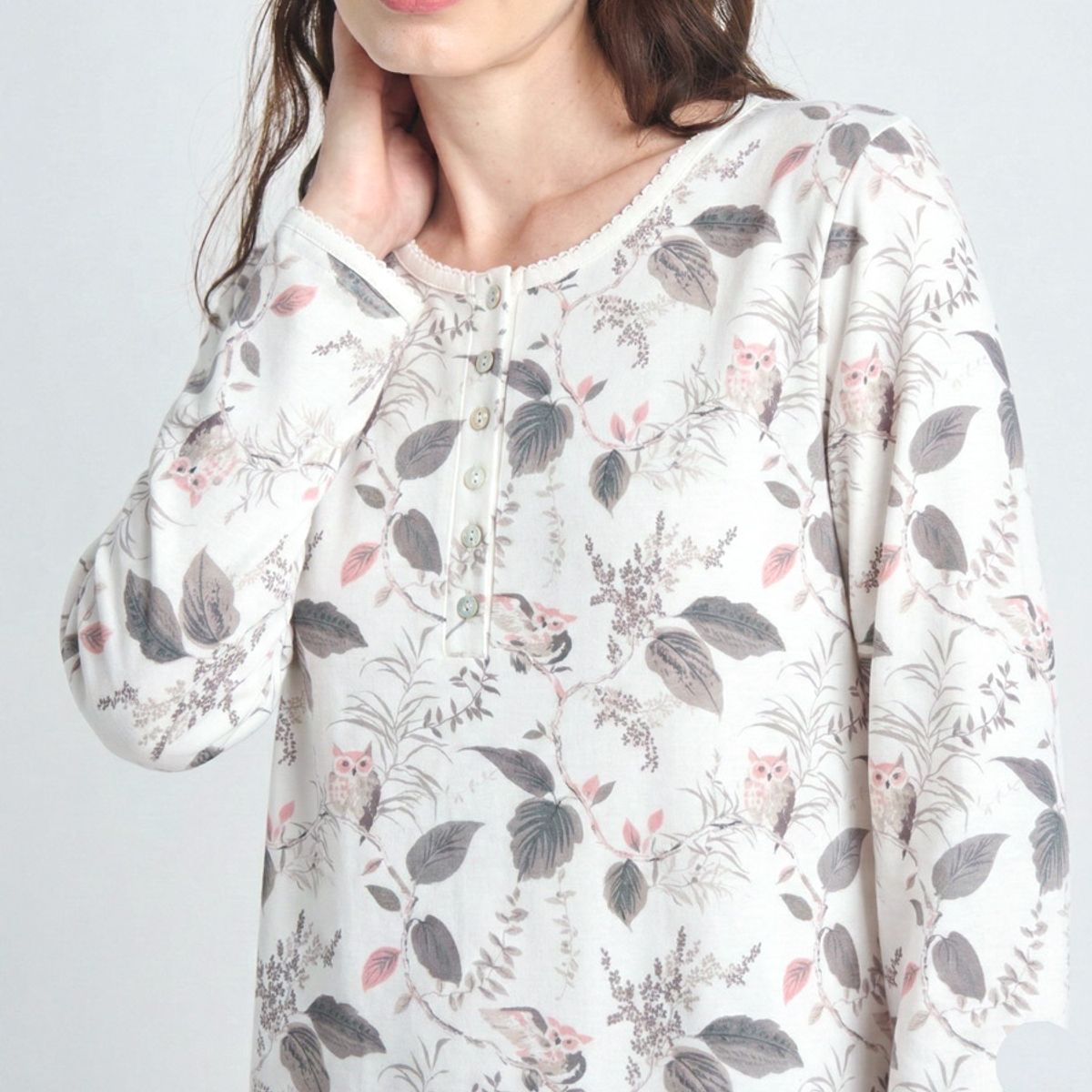 BARBIZON - CAMISA MUJER BARBIZON CUORE IVORY