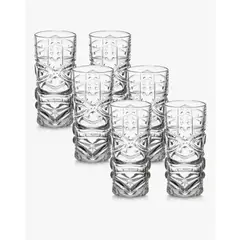 GENERICO - Pack 6 Unidades De Vasos Tiki Para Coctel 420ml