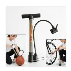 GENERICO - Bombín Infaldor De Mano Para Bicicleta Y Balones + Aguja