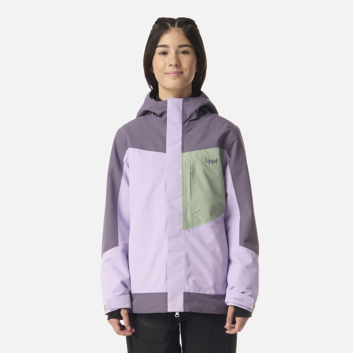 LIPPI - Chaqueta Teen Girl Andes B-Dry Hoody Jacket Lila Lippi