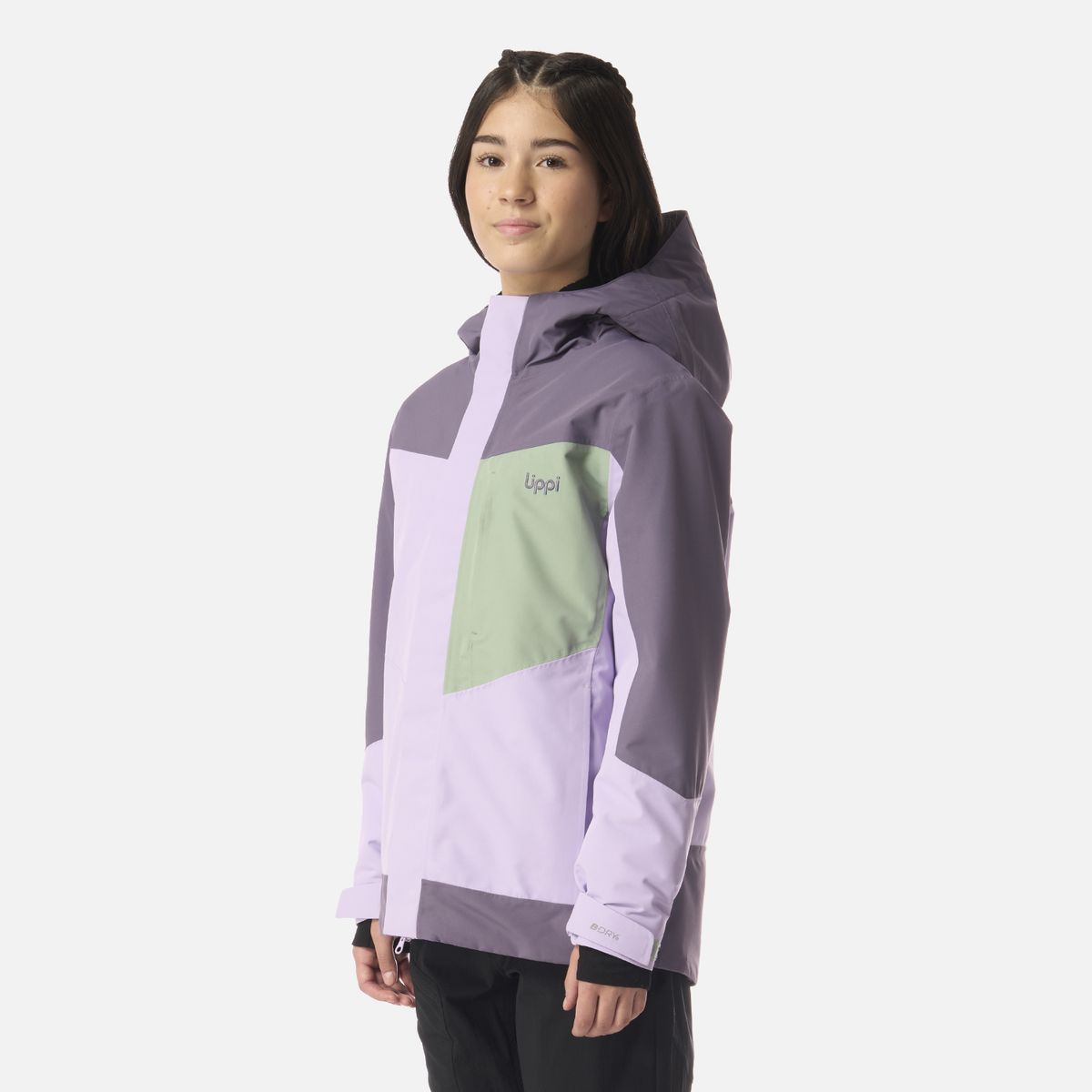 LIPPI - Chaqueta Teen Girl Andes B-Dry Hoody Jacket Lila Lippi