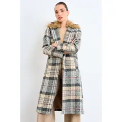 IO - Chaqueton Fantasia Mujer Beige