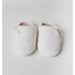 BARBIZON - PANTUFLAS MUJER CINTA BLANCO