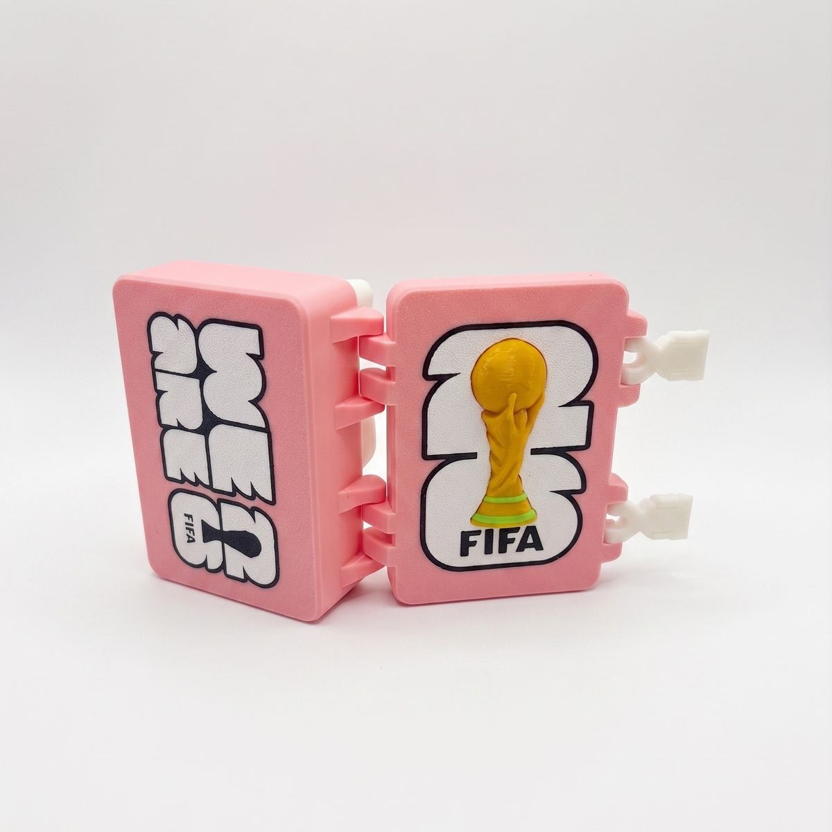 GENERICO - Caja porta laminas figuritas album mundial fifa 2026 - Rosa