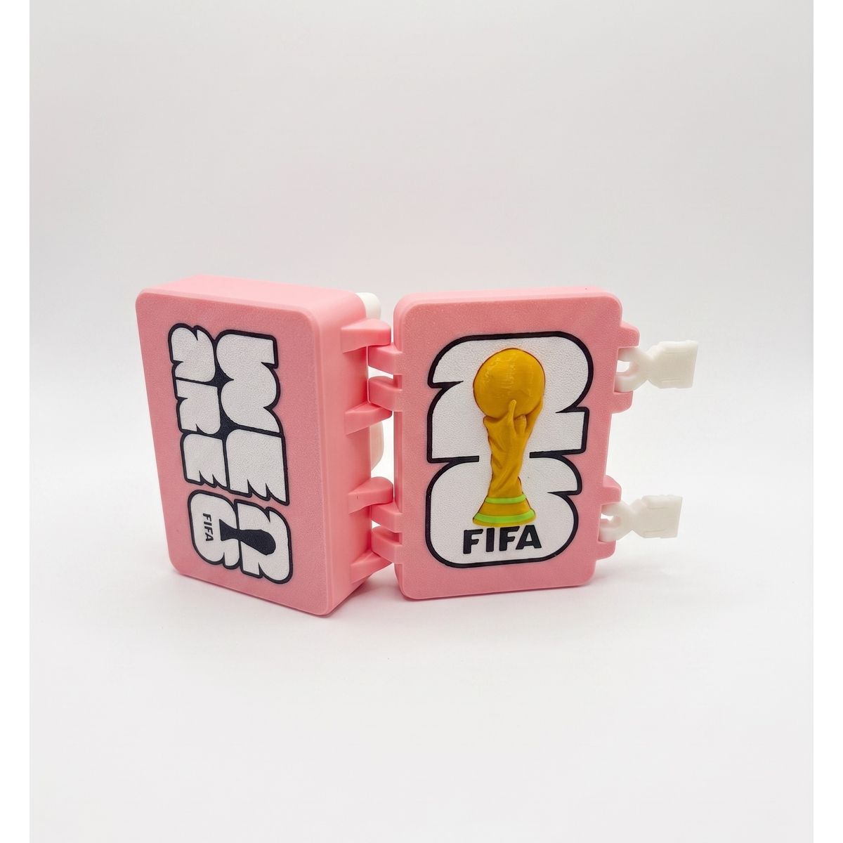 GENERICO - Caja porta laminas figuritas album mundial fifa 2026 - Rosa
