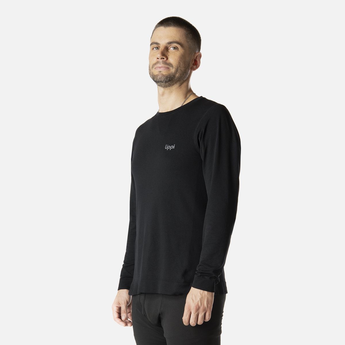 LIPPI - Primera Capa Hombre Skintec Active Loosefit Top Negro Lippi