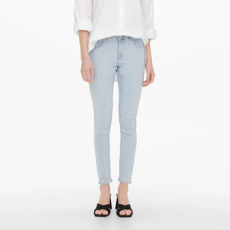 ONLY - Jeans Skinny Tiro Alto Mujer Only